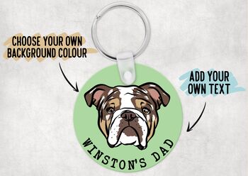 English Bulldog Keyring, 4 of 6