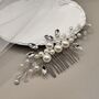 Pearl And Crystal Bridal Hair Comb, thumbnail 2 of 12