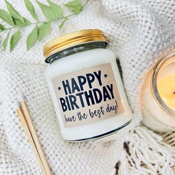 Happy Birthday Scented Candle And Keepsake Gift, 2 of 8