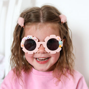 Personalised Children's Flower Sunglasses, 7 of 12