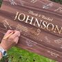 Personalised Wooden Wedding Guest Book Alternative – Oak Or Walnut Wedding Décor, thumbnail 1 of 5