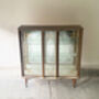 1950’s Vintage Mid Century Glass Display Cabinet, thumbnail 4 of 9