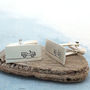 Sterling Silver Car Cufflinks. Gift For Dad, thumbnail 4 of 8