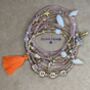 Rosy Glow Handmade Beaded Charm Bracelet, thumbnail 7 of 12