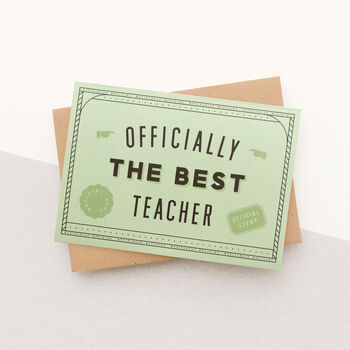 'Officially The Best Teacher' Enamel Pin, 7 of 8