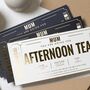 Personalised Afternoon Tea Gift Voucher For Mum, thumbnail 2 of 9