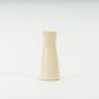 Handmade Stoneware Cream Bud Vase For Flowers, thumbnail 1 of 2