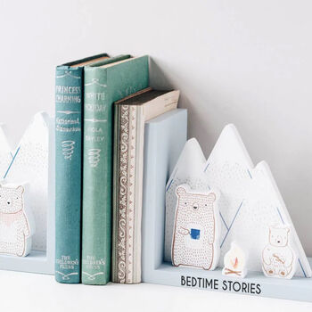 Personalised Bear Camp Bookends, 2 of 5