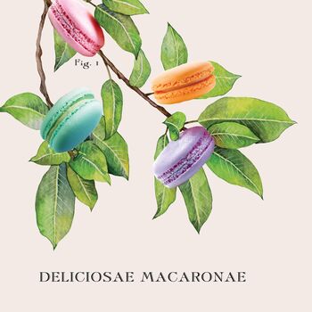 Macaron Wall Art, Botanical Print With A Twist, 3 of 11