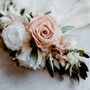 Rose Preserved Flower Wedding Bridal Headpiece, thumbnail 4 of 4