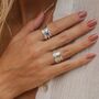 Aura Zen Sterling Silver Spinning Ring, thumbnail 6 of 12