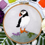 Puffin Embroidery Kit, thumbnail 1 of 7