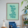 'Lets Stay Up All Night Long' Typography Print, thumbnail 4 of 6