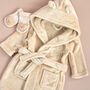 Personalised Teddy Ear Baby Robe Gift, thumbnail 12 of 12