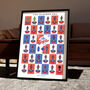 Crystal Palace Glasner Era Poster, thumbnail 1 of 6