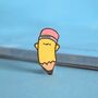 Pencil Enamel Pin | Cute Pin Badge, thumbnail 1 of 5