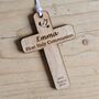 Personalised Communion Cross Hanging Decoration Card, thumbnail 3 of 4