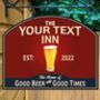 Stumble Inn Personalised Home Pub Sign / Man Cave Sign, thumbnail 4 of 9