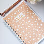 Personalised Wire Notebook | Terrazzo, thumbnail 2 of 3