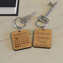 'The Day You Became My…' Personalised Keyring, thumbnail 2 of 6