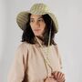 Alix Gingham Soft Sun Packable Hat Colour Options, thumbnail 6 of 6