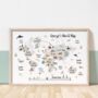 Personalised Children's World Map Print, thumbnail 2 of 5