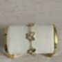 Gold Double Sided Butterfly Charm Bracelet, thumbnail 6 of 6