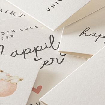 Personalised Two Hearts Initials First Valentines Card, 5 of 7