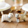 Ceramic Cat Salt And Pepper Shakers, thumbnail 2 of 3