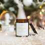 Relaxing Soy Wax Candle Christmas Gift Scented With Pure Essential Oil, thumbnail 1 of 12