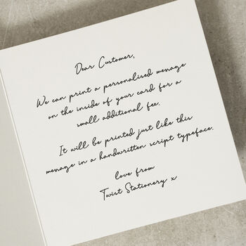Personalised Congratulations On Your New Baby Card, 2 of 2