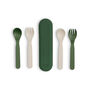 Citron Reusable Kids Cutlery Set With Travel Case, thumbnail 7 of 8