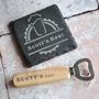 Personalised Coaster And Bottle Opener Beer Gift Set, thumbnail 1 of 3