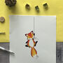 Fox Illustrated First Birthday Card, thumbnail 3 of 7