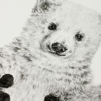 Personalised Baby Polar Bear Footprint Kit, 5 of 7