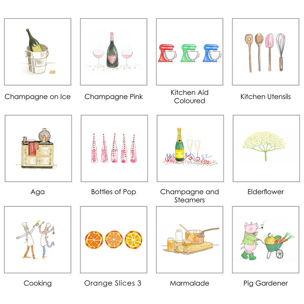 personalised kitchen labels by honeytree publishing