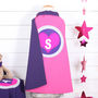 Personalised Love Heart Dressing Up Play Cape, thumbnail 2 of 6