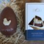 Organic Milk Chocolate Easter Egg With White Chocolate Easter Animal And White Buttons, thumbnail 3 of 6