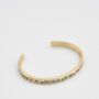 Gold Forget Me Not Bangle, thumbnail 5 of 9