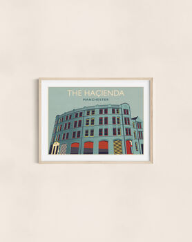 Hacienda Nightclub Manchester Travel Poster Art Print, 3 of 6