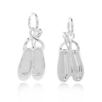 Ballet Shoes Silver Charm, 6 of 8