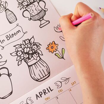 2026 Colouring Calendar | Doodle In, Creative Fun, 5 of 8