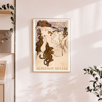 Art Nouveau Mucha Exhibition Print, 2 of 2
