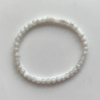Dainty Moonstone Crystal Bracelet For New Beginnings, 4 of 6