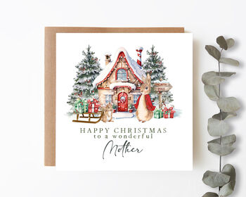 Personalised Christmas Scene Card, 2 of 3