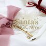 Personalised Santa's Magic Key Christmas Eve Activity Handmade Xmas Decoration Ornament, thumbnail 8 of 10