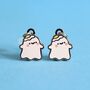 Ghost Stud Earrings | Cute Jewellery, thumbnail 4 of 5