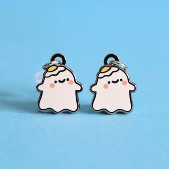 Ghost Stud Earrings | Cute Jewellery, 4 of 5