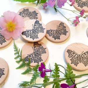 Butterfly Clear Rubber Stamp