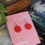D20 Dice Stainless Steel Dangle Earrings, thumbnail 3 of 8